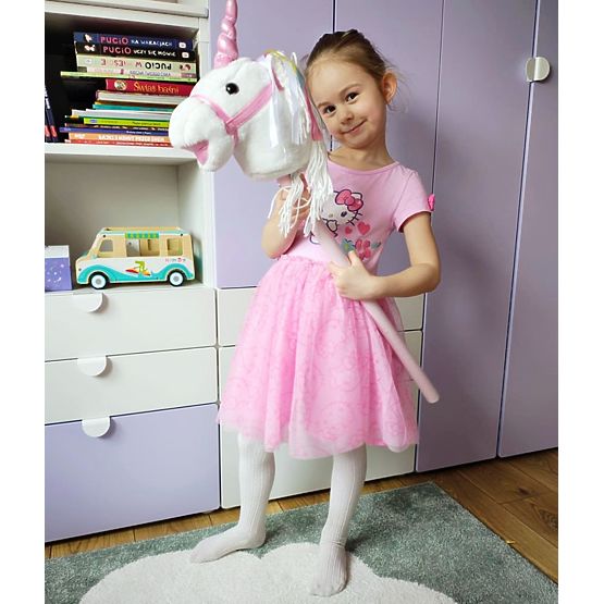 Jednorožec na tyči Bianco Hobby Horse