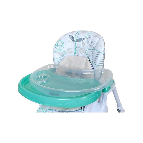 Jídelní židlička Baby Mix mint Zelená