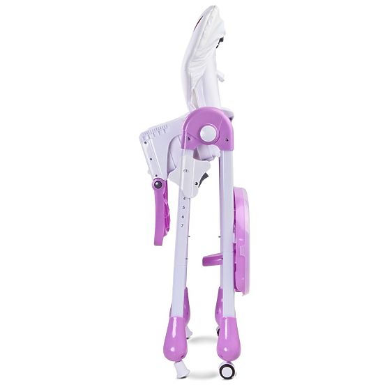 Jídelní židlička CARETERO Luna grey Šedá