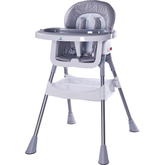 Jídelní židlička CARETERO Pop grey Šedá