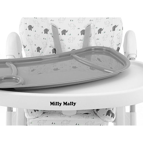 Jídelní židlička Milly Mally Milano Elephant Multicolor