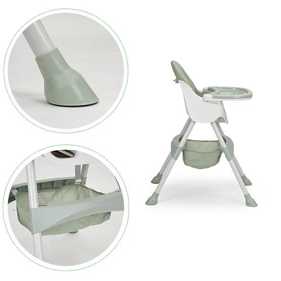 Jídelní židlička Prima 2v1 - šedá