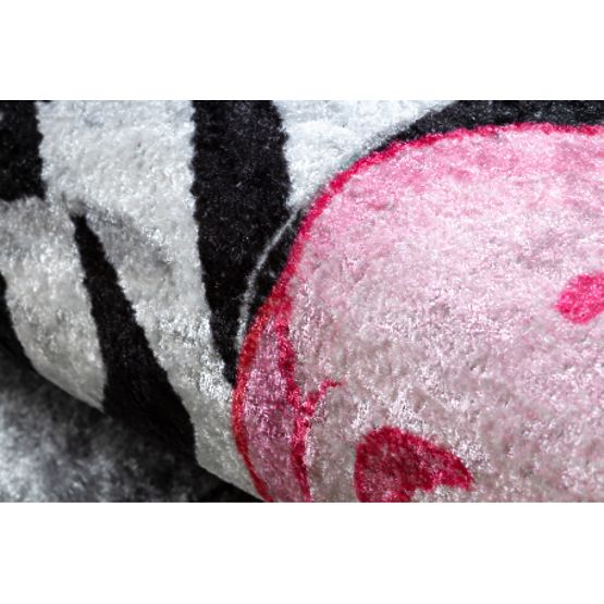 JUNIOR 51595.801 mycí kobereč kulatý Zvířata, Afrika pro děti protiskluz - šedá