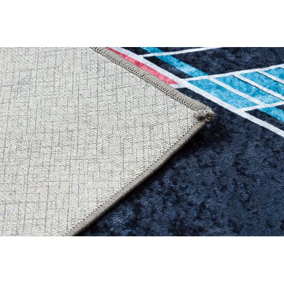 JUNIOR 52069.801 mycí kobereček Vesmírná raketa pro děti protiskluz - černý