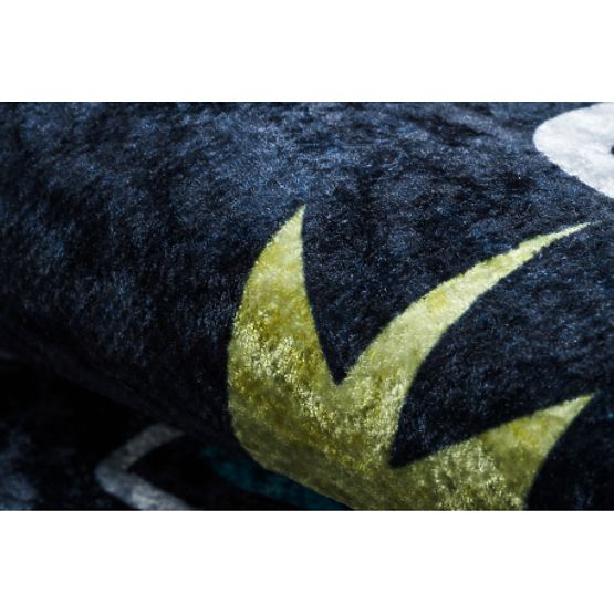 JUNIOR 52069.801 mycí kobereček Vesmírná raketa pro děti protiskluz - černý