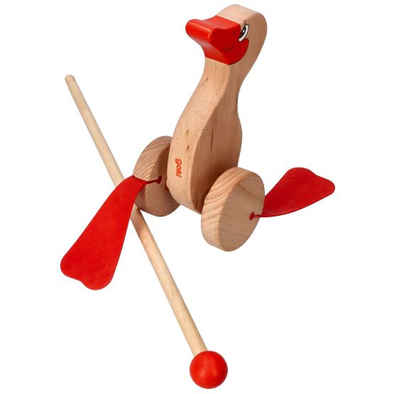 Kačer - hračka na tlačení