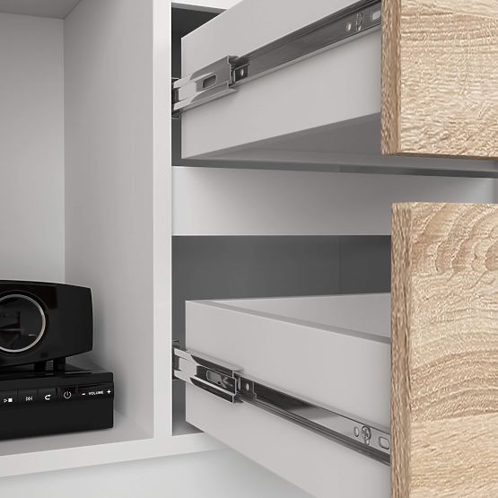 KANCELÁŘSKÝ REGÁL R 80 cm CLP R11 PK BÍLÝ / SONOMA