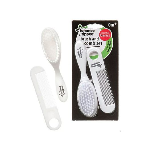 Kartáček a hřebínek Tommee Tippee Bílá