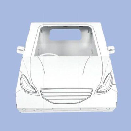 Kartonové autíčko Alien