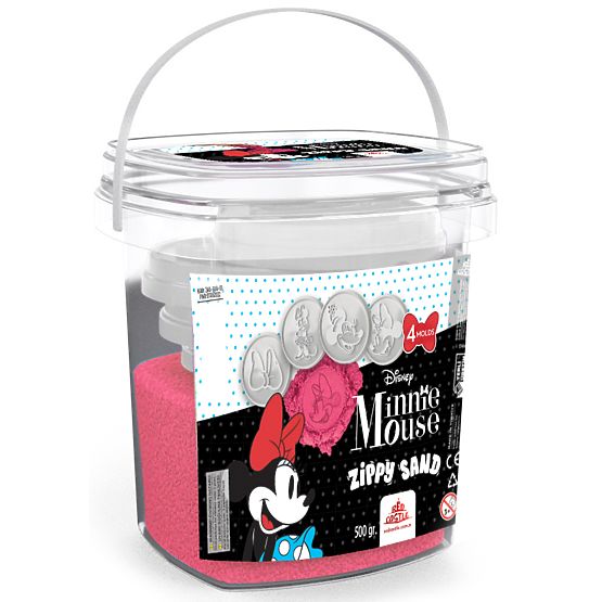 Magický písek Myška Minnie - růžový + formičky