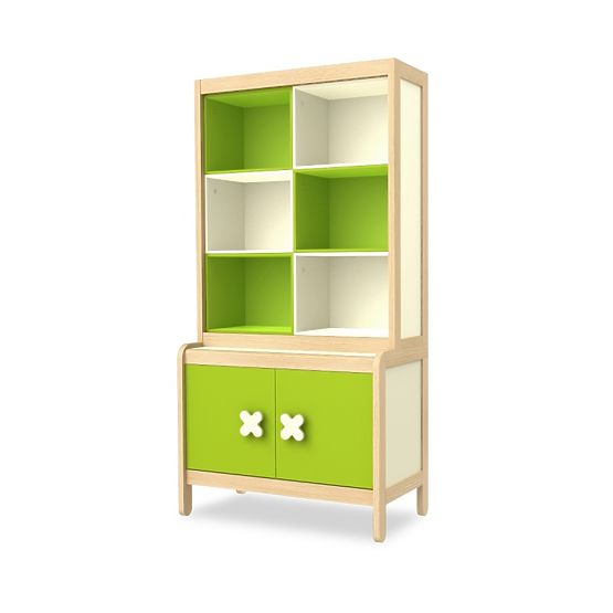 Knihovna, police Simple