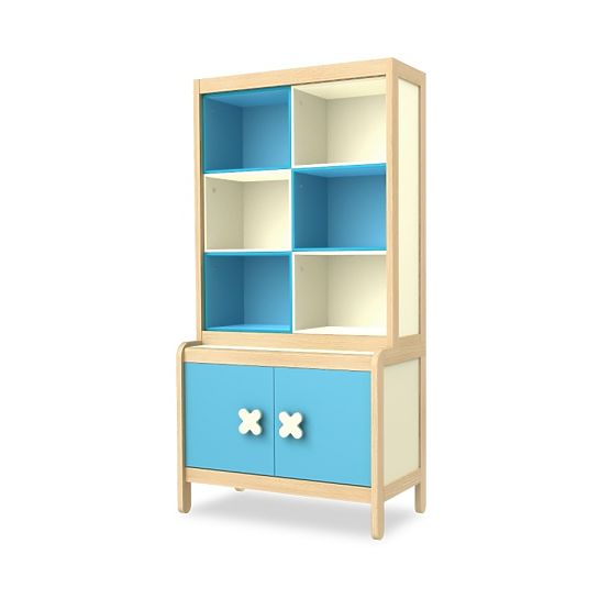 Knihovna, police Simple