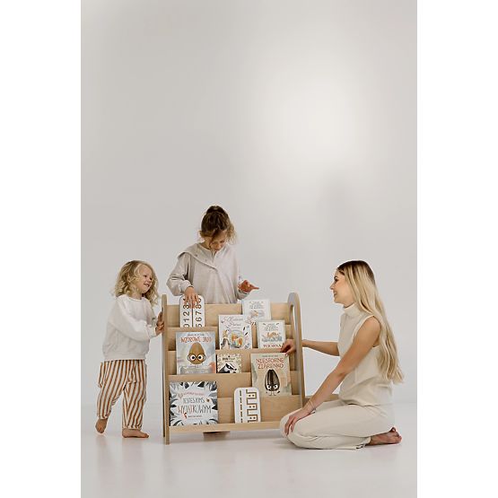 Knihovna SLIM L - přírodní