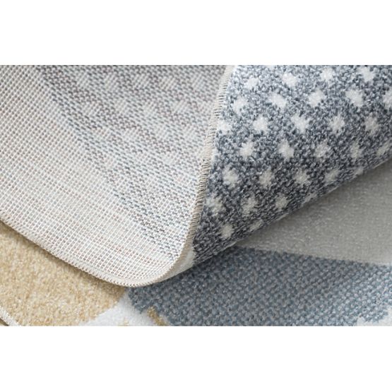 Koberec BONO 8275 kruh Lama, krémová / světle šedá