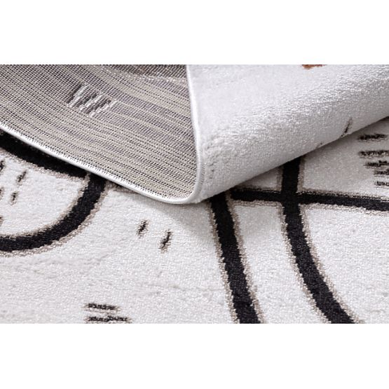 Koberec FUN Game pro děti, herní, lama krém