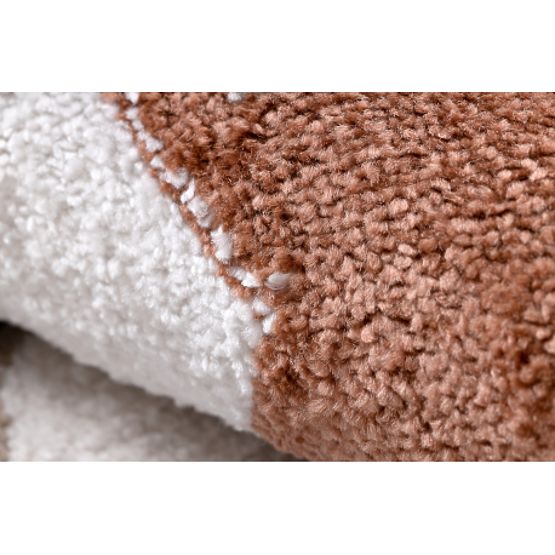 Koberec FUN Game pro děti, herní, lama krém