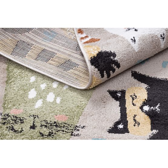 Koberec FUN Kittens pro děti, kočky béžová