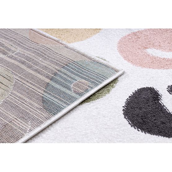 Koberec FUN Spots pro děti, skvrny krém