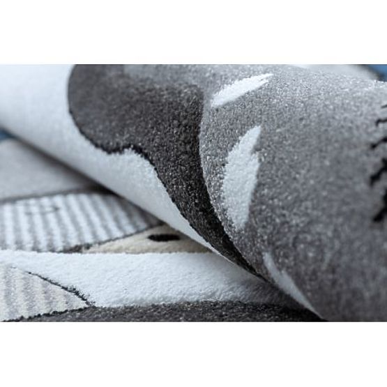 Koberec PETIT FARMA ZVÍŘATA, modrý