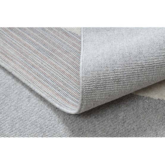 Koberec YOYO GD50 šedo / bílé - Medvídek pro děti, strukturální, senzoricky Třásně