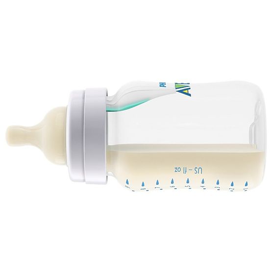 Kojenecká láhev Avent Anti-colic s ventilem AirFree 125 ml 2ks Transparentní