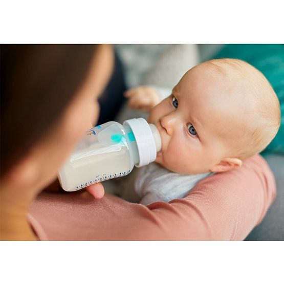Kojenecká láhev Avent Anti-colic s ventilem AirFree 125 ml 2ks Transparentní
