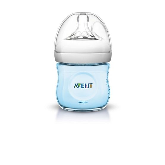 Kojenecká láhev Avent Natural 125 ml modrá