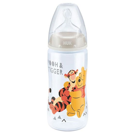 Kojenecká láhev NUK Medvídek Pú 300 ml béžová