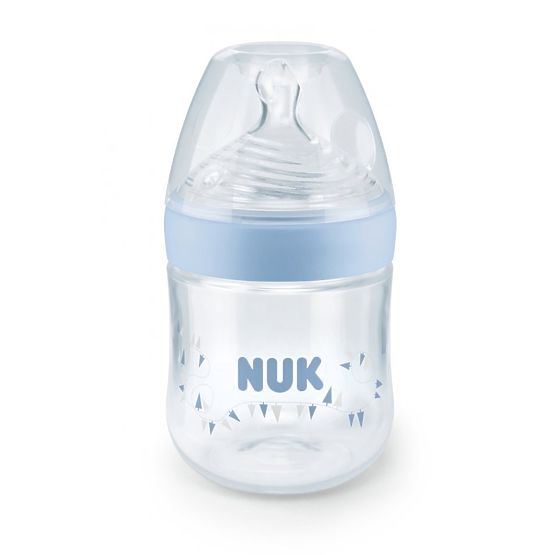 Kojenecká láhev NUK Nature Sense 150 ml modrá