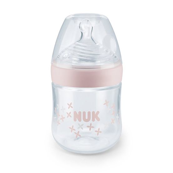 Kojenecká láhev NUK Nature Sense 150 ml staro růžová