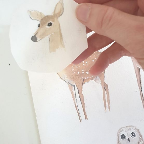 Kojící polštář Život v lese