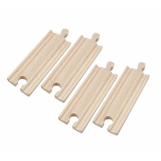 Kolejové tratě - sada 4 ks 11 cm