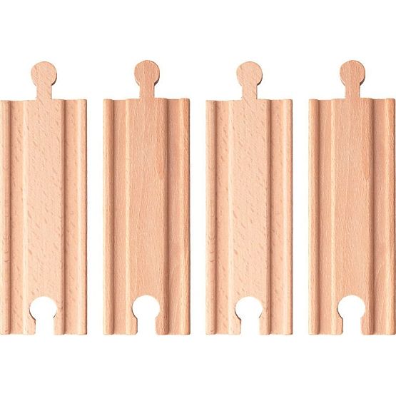 Kolejové tratě - sada 4 ks 11 cm