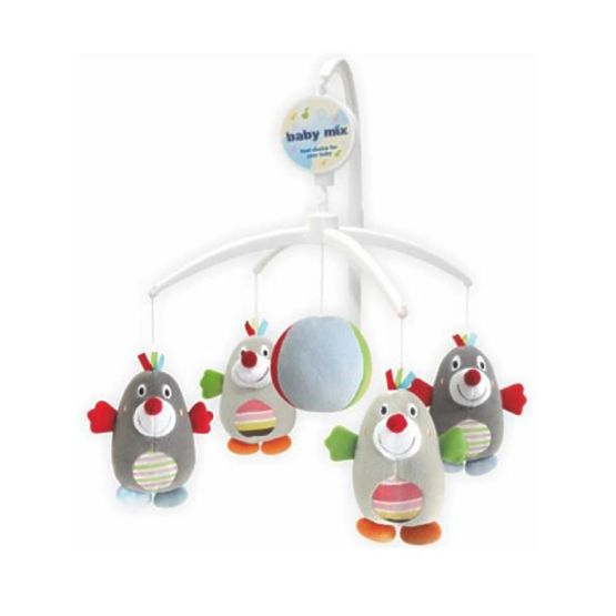 Kolotoč nad postýlku Baby Mix Krtečci Multicolor
