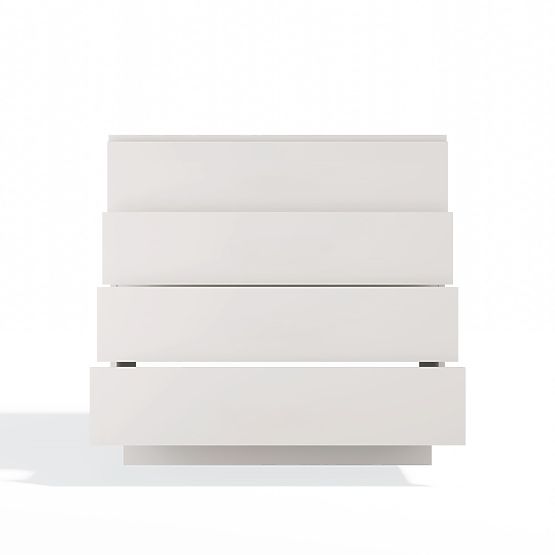 Komoda AMBER 4S Skříňka 4 Zásuvky Do Ložnice Obývacího Pokoje KAŠMÍR Béžová