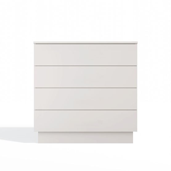 Komoda AMBER 4S Skříňka 4 Zásuvky Do Ložnice Obývacího Pokoje KAŠMÍR Béžová