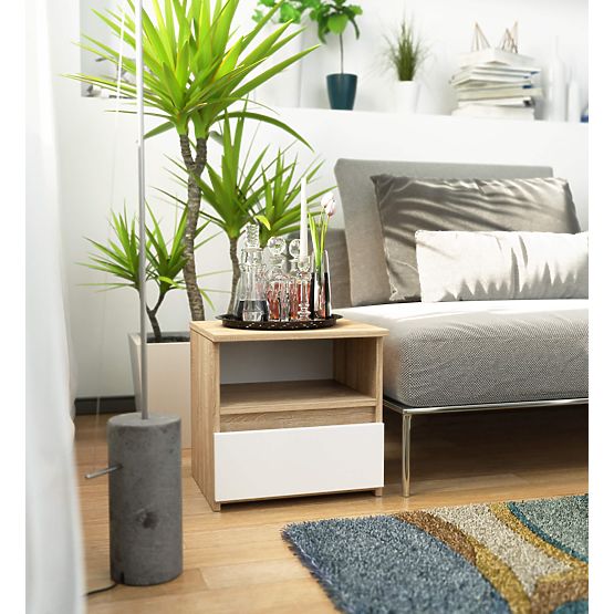 KOMODA CL1 PK DUB SONOMA / BÍLÁ