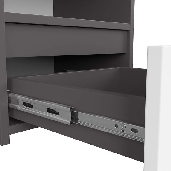 KOMODA CL1 PK GRAFIT ŠEDÁ / BÍLÁ