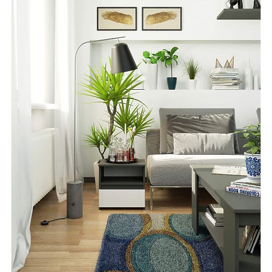 KOMODA CL1 PK GRAFIT ŠEDÁ / BÍLÁ