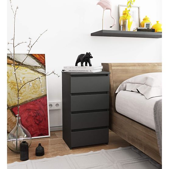 KOMODA CL4 PK GRAFIT ŠEDÁ
