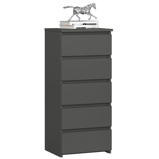 KOMODA CL5 PK GRAFIT ŠEDÁ