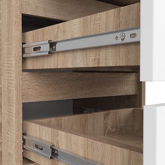 KOMODA CL6 PK DUB SONOMA / BÍLÁ