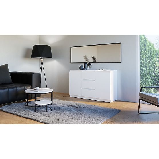 Komoda COSTA 1D3S/2D3S BÍLÁ