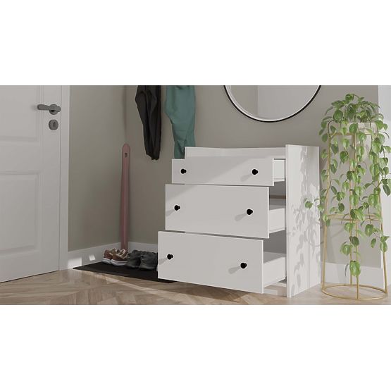 Komoda HOUSTON BÍLÁ