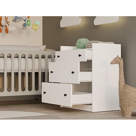 Komoda HOUSTON BÍLÁ