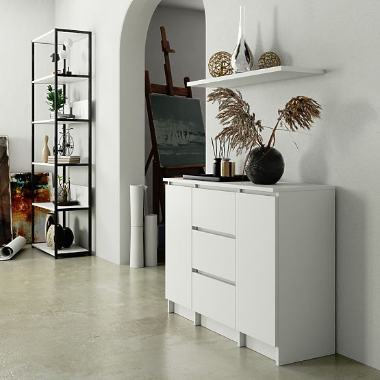 KOMODA K100 2D 3SZ PK BÍLÁ