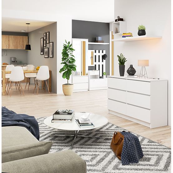 KOMODA K120 6SZ CLP PK BÍLÁ