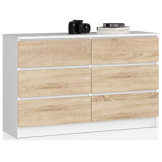 KOMODA K120 6SZ CLP PK BÍLÁ / SONOMA
