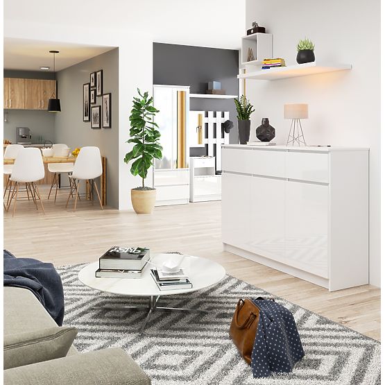 KOMODA K140 3D 3SZ CLP PK BÍLÝ LESK