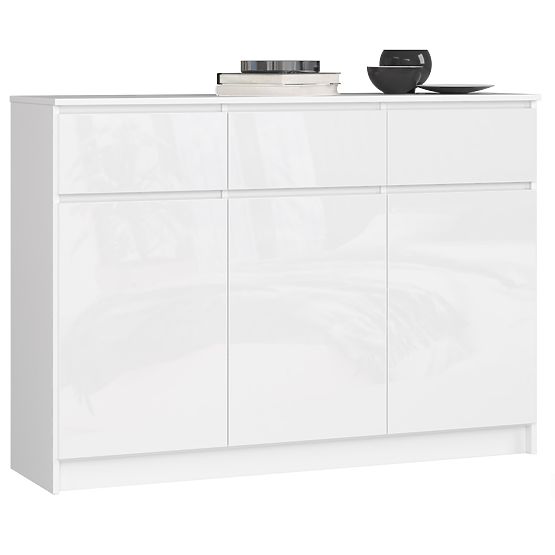 KOMODA K140 3D 3SZ CLP PK BÍLÝ LESK